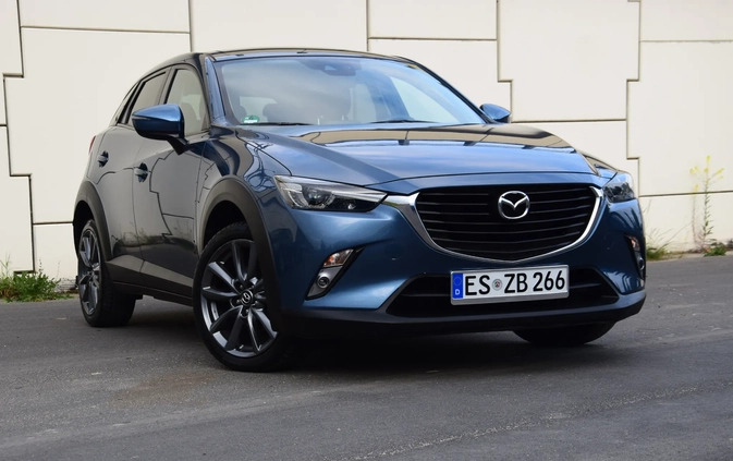 Mazda CX-3 cena 63900 przebieg: 102000, rok produkcji 2018 z Gniezno małe 92